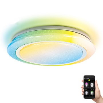Aigostar - Lampada da bagno dimmerabile LED RGBW LED/39W/230V 50 cm Wi-Fi IP44