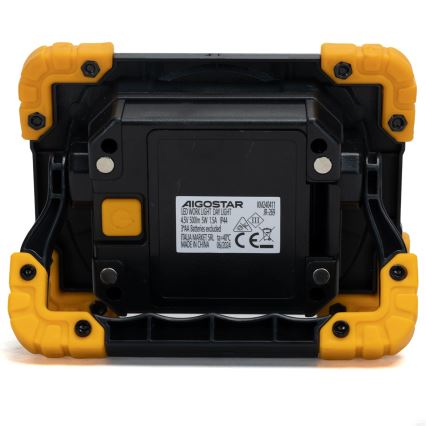 Aigostar - Lampada da lavoro LED/5W/3xAA 6500K IP44