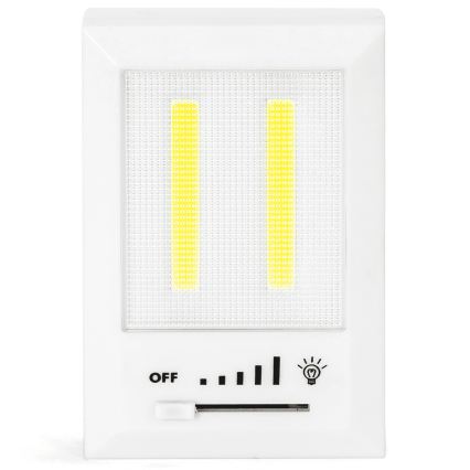 Aigostar - Lampada da notte portatile a LED/4xAAA 6500K