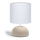 Aigostar - Lampada da tavolo 1xE14/40W/230V beige/bianco