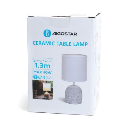 Aigostar - Lampada da tavolo 1xE14/40W/230V