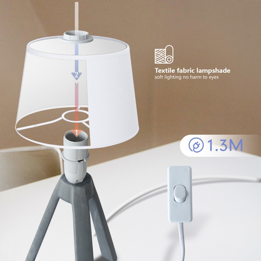 Aigostar - Lampada da tavolo 1xE14/40W/230V