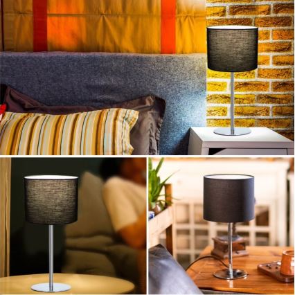 Aigostar - Lampada da tavolo 1xE14/40W/230V nero