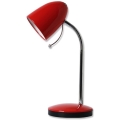 Aigostar - Lampada da tavolo 1xE27/36W/230V rosso/cromo