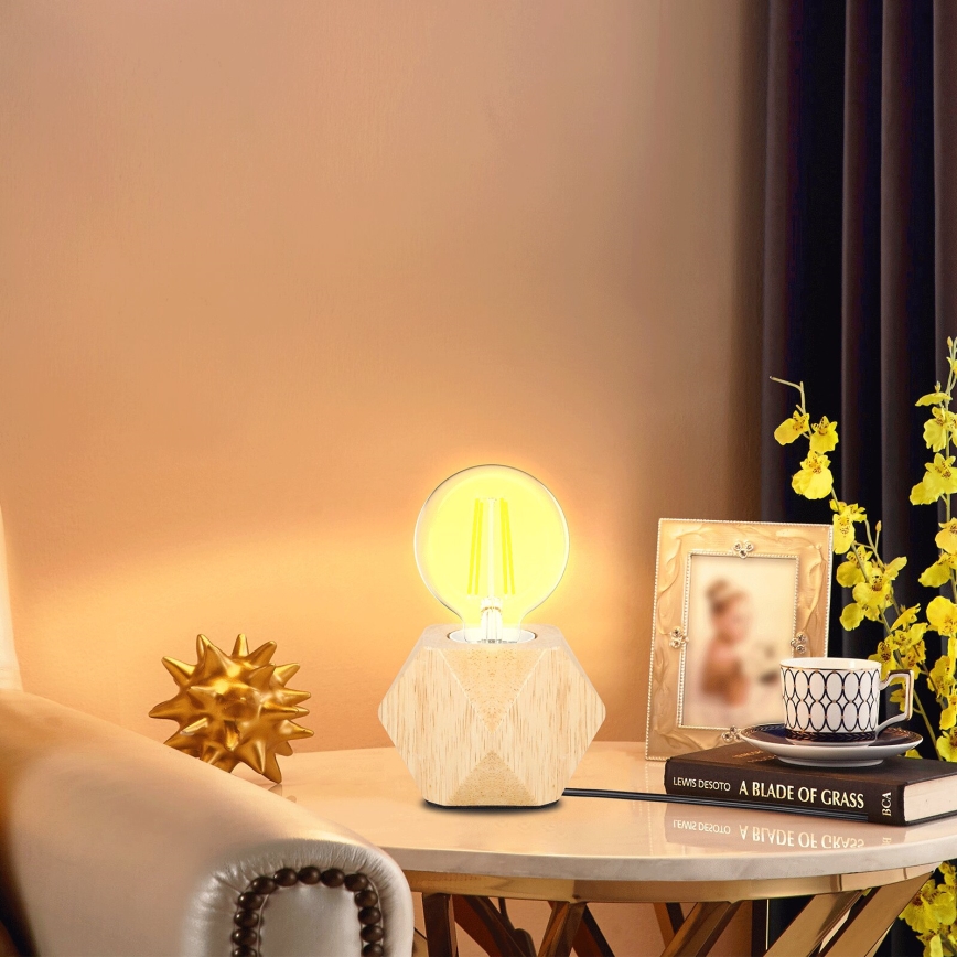Aigostar - Lampada da tavolo 1xE27/60W/230V beige