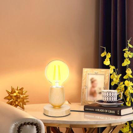 Aigostar - Lampada da tavolo 1xE27/60W/230V beige