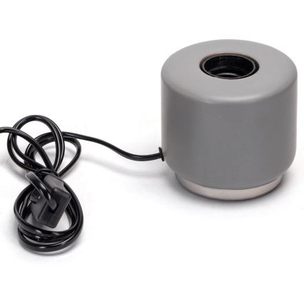Aigostar - Lampada da tavolo 1xE27/60W/230V grigio