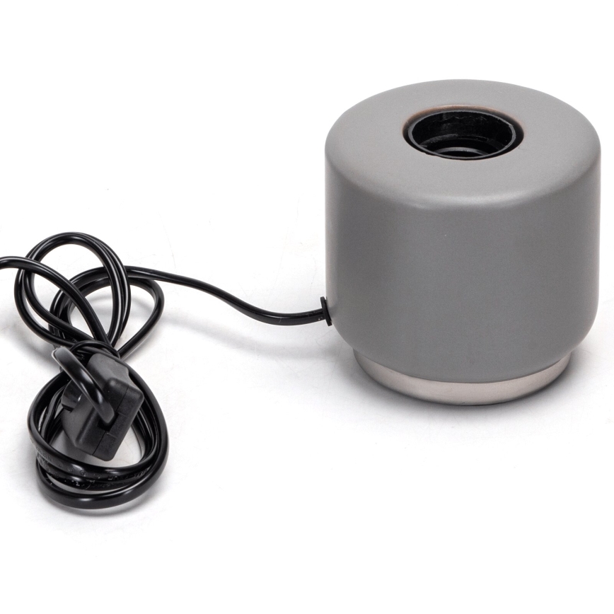 Aigostar - Lampada da tavolo 1xE27/60W/230V grigio