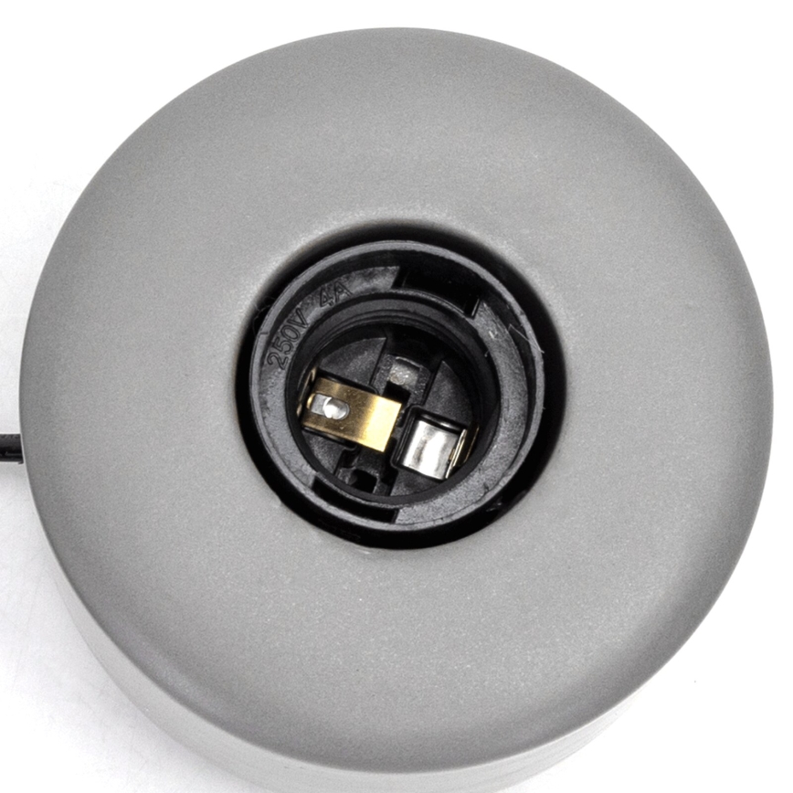 Aigostar - Lampada da tavolo 1xE27/60W/230V grigio