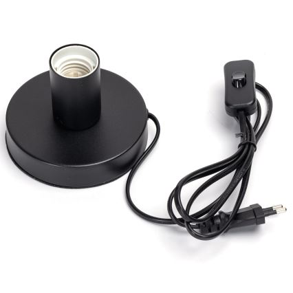 Aigostar - Lampada da tavolo 1xE27/60W/230V nero