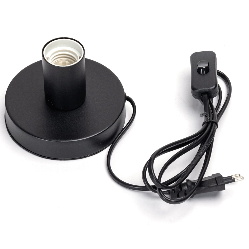 Aigostar - Lampada da tavolo 1xE27/60W/230V nero