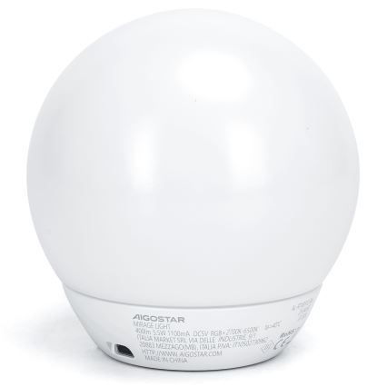 Aigostar - Lampada da tavolo dimmerabile LED RGBW 5,5W/5V Wi-Fi + telecomando