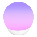 Aigostar - Lampada da tavolo dimmerabile LED RGBW 5,5W/5V Wi-Fi + telecomando