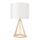 Aigostar - Lampada da tavolo in legno di pino 1xE27/60W/230V