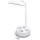 Aigostar - Lampada da tavolo LED bianca dimmerabile con prese e USB LED/4,6 W/230 V 3000/4000/6500 K