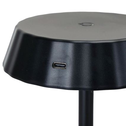 Aigostar - Lampada da tavolo dimmerabile LED AMBIENT LED/2,4W/5V 3000-6500K nera 2000 mAh