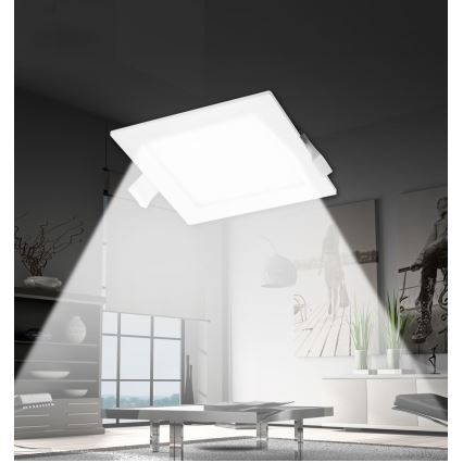 Aigostar - Lampada LED da incasso LED/18W/230V 22x22 cm 3000K bianco