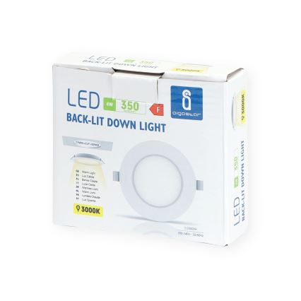 Aigostar - Lampada LED da incasso LED/4W/230V 3000K diametro 9,8 cm bianco