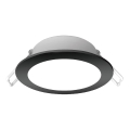 Aigostar - Lampada LED da incasso per bagni LED/4,8W/230V 3000K nero IP65