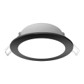 Aigostar - Lampada LED da incasso per bagni LED/4,8W/230V 4000K nero IP65