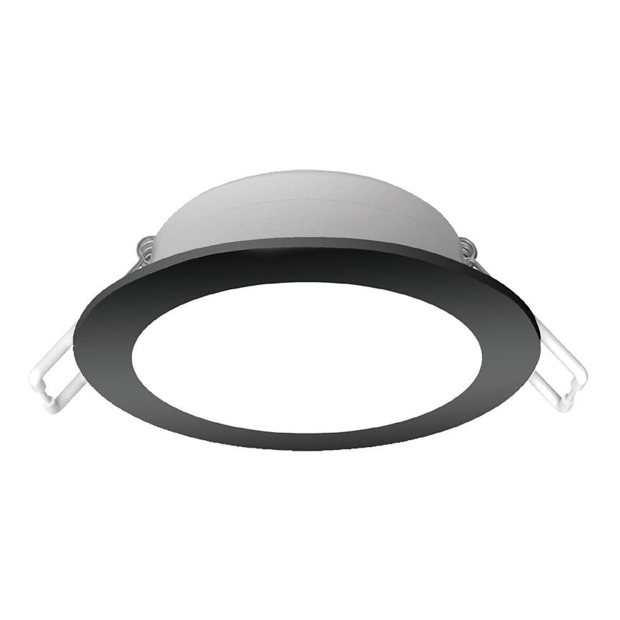 Aigostar - Lampada LED da incasso per bagni LED/4,8W/230V 4000K nero IP65