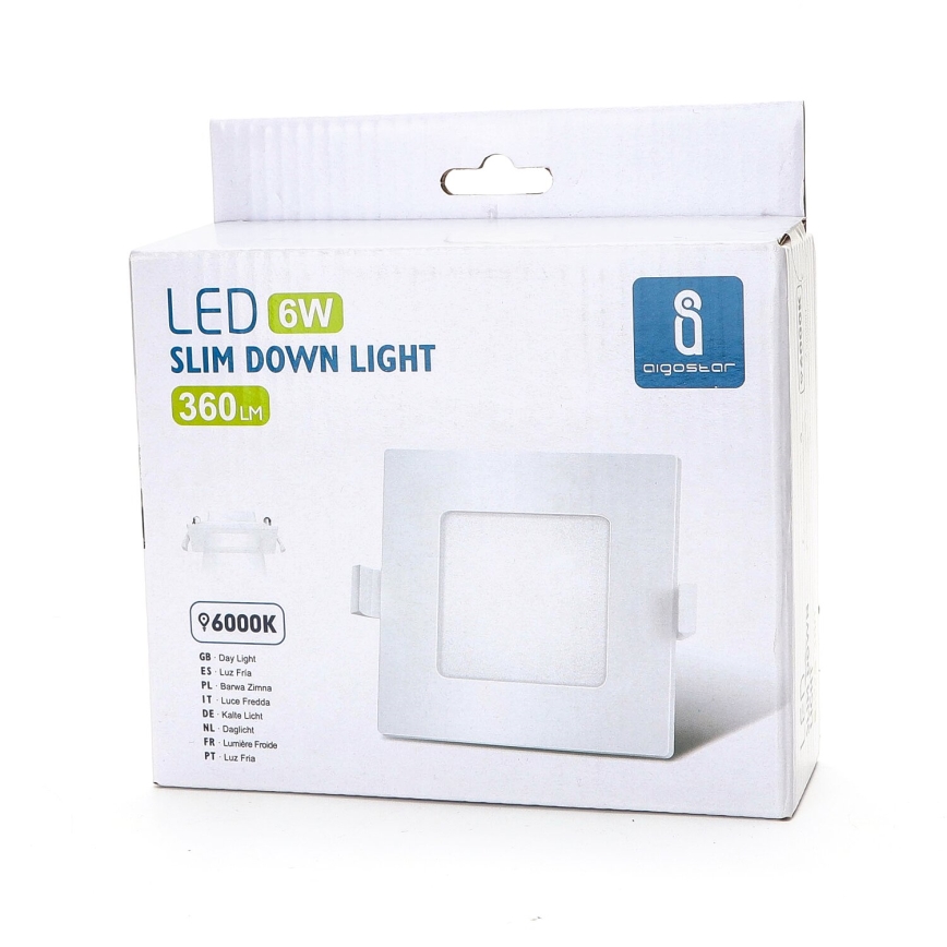 Aigostar - Lampada LED da incasso ULTRATHIN LED/6W/230V 6000K bianco