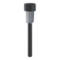 Aigostar - Lampada LED solare con sensore crepuscolare LED/0,006W/1,2V 40 mAh 29,5 cm nero 6500K IP44