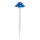 Aigostar - Lampada LED solare LED/0,006W/1,2V 100 mAh 2700K IP44 blu