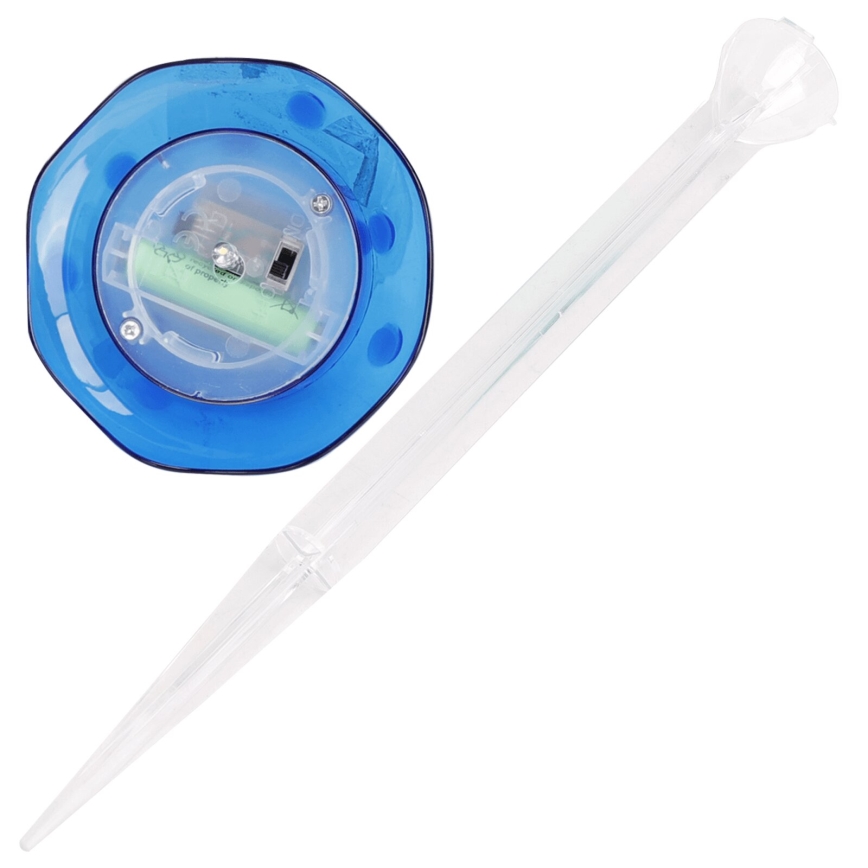 Aigostar - Lampada LED solare LED/0,006W/1,2V 100 mAh 2700K IP44 blu
