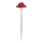 Aigostar - Lampada LED solare LED/0,006W/1,2V 100 mAh 2700K IP44 rosso