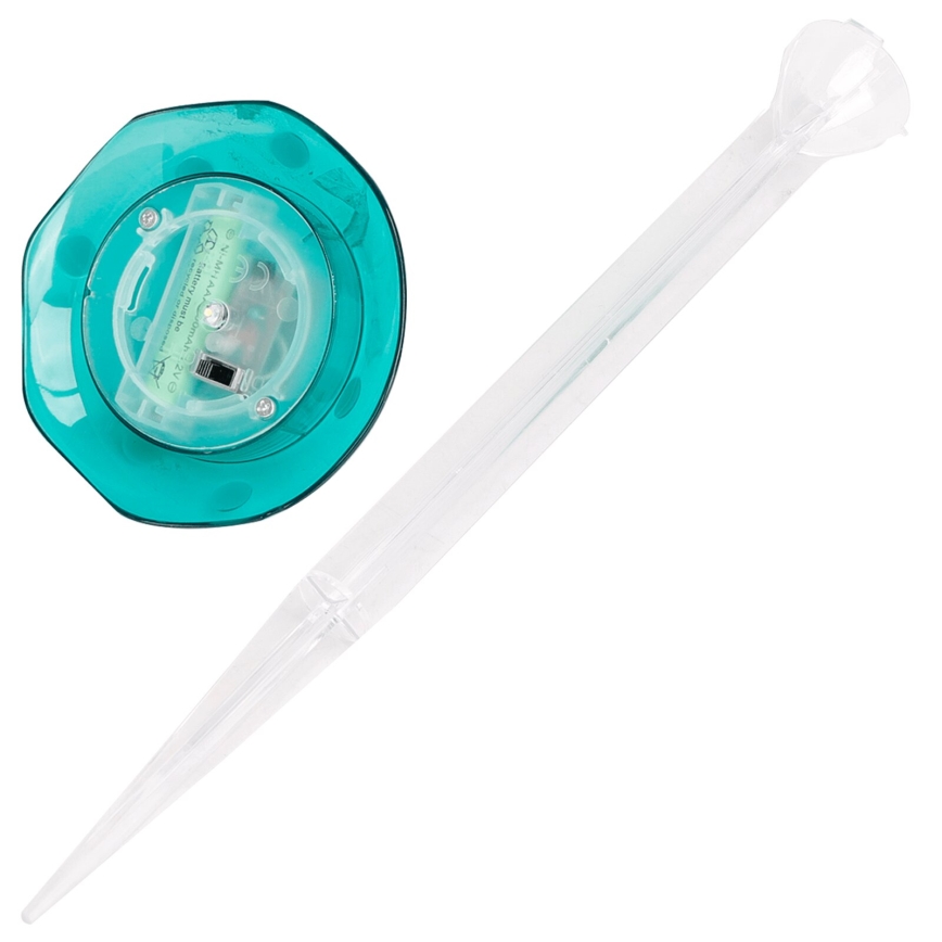 Aigostar - Lampada LED solare LED/0,006W/1,2V 100 mAh 2700K IP44 verde