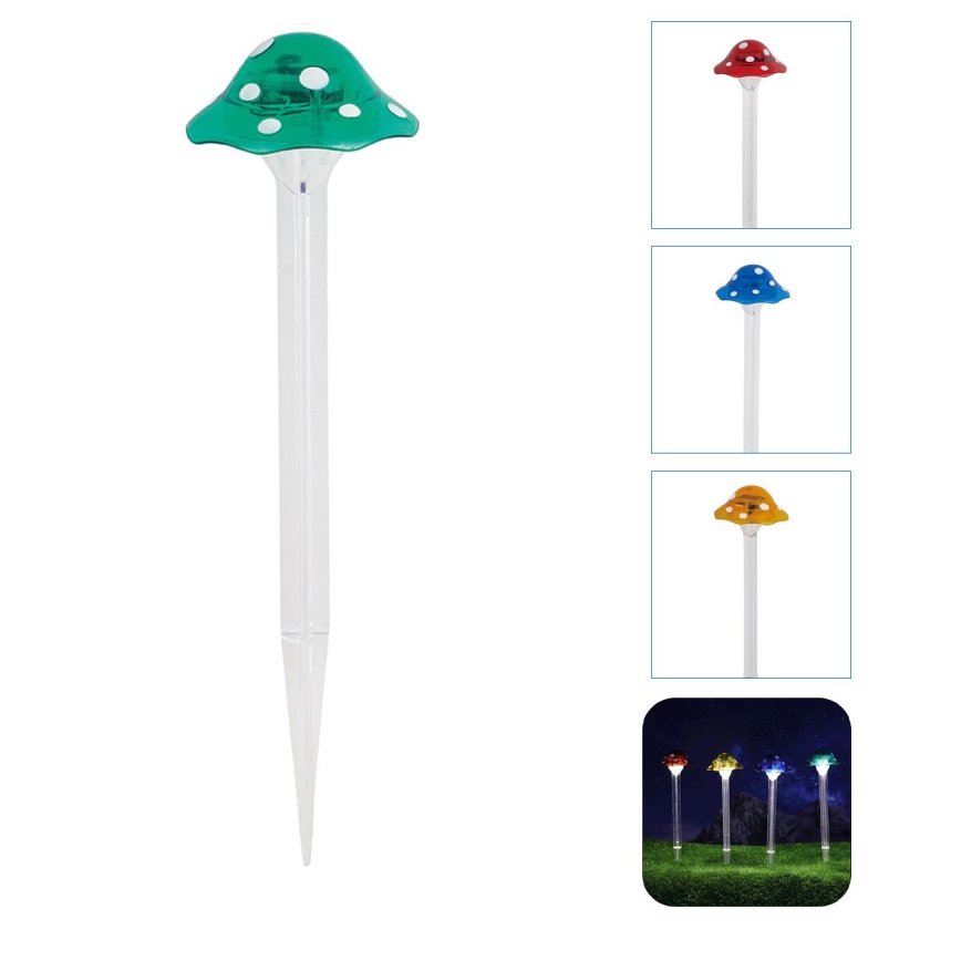 Aigostar - Lampada LED solare LED/0,006W/1,2V 100 mAh 2700K IP44 verde