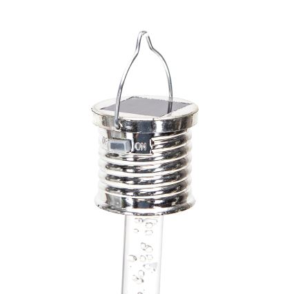 Aigostar - Lampada LED solare LED/0,006W/1,2V cromo 2700K IP44