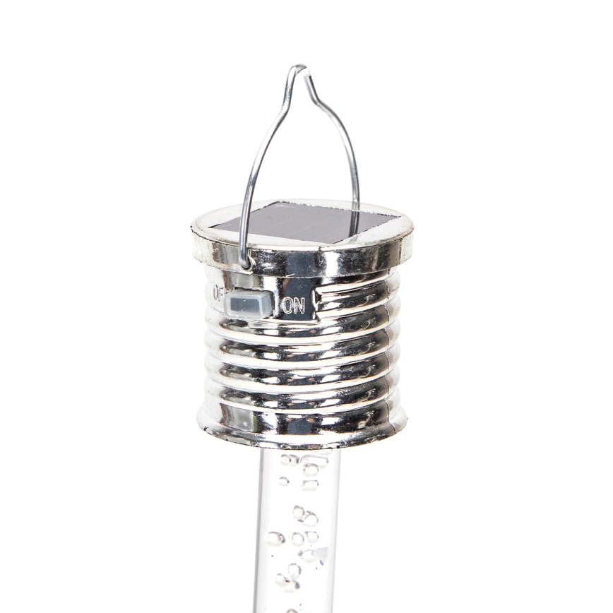 Aigostar - Lampada LED solare LED/0,006W/1,2V cromo 2700K IP44