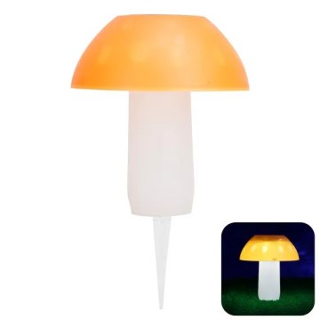 Aigostar - Lampada LED solare LED/0,024W/1,2V 200 mAh 2700K IP44 fungo porcino