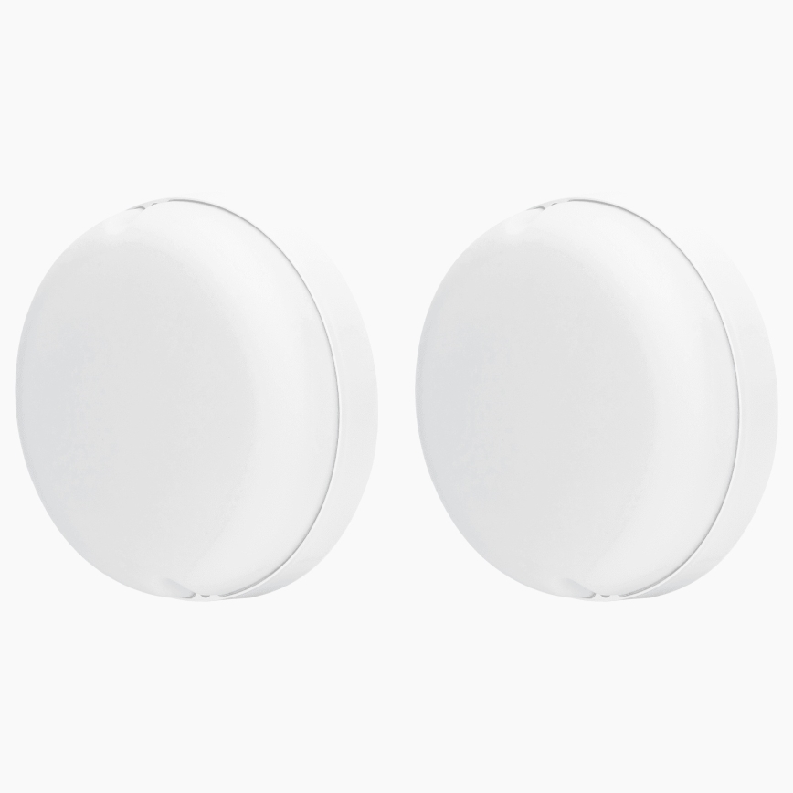Aigostar - Lampada solare a LED 2xLED, 35W, 12V, batteria 6000 mAh, 6500 K, IP65, Ø 16,8 cm + telecomando