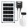 Aigostar - Lampada solare a LED/35W/12V 3000 mAh 6500K IP65 diam. 16,8 cm + telecomando