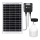Aigostar - Lampada solare a LED/70W/12V 6000 mAh 6500K IP65 Ø 12 cm + telecomando