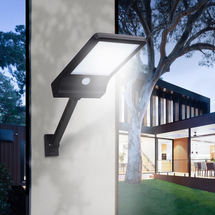 Aigostar - Lampada solare a LED dimmerabile con sensore LED/2,3W/5,5V IP65 + telecomando