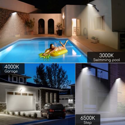Aigostar - Lampada solare a LED dimmerabile con sensore LED/2,3W/5,5V IP65 + telecomando
