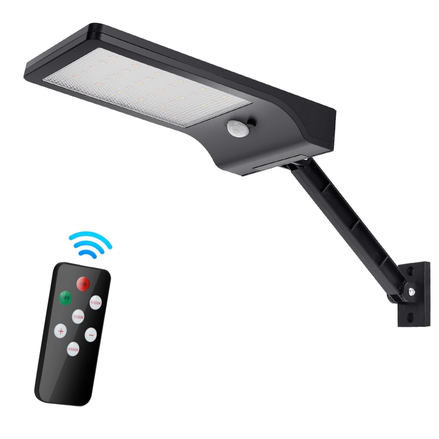 Aigostar - Lampada solare a LED dimmerabile con sensore LED/2,3W/5,5V IP65 + telecomando