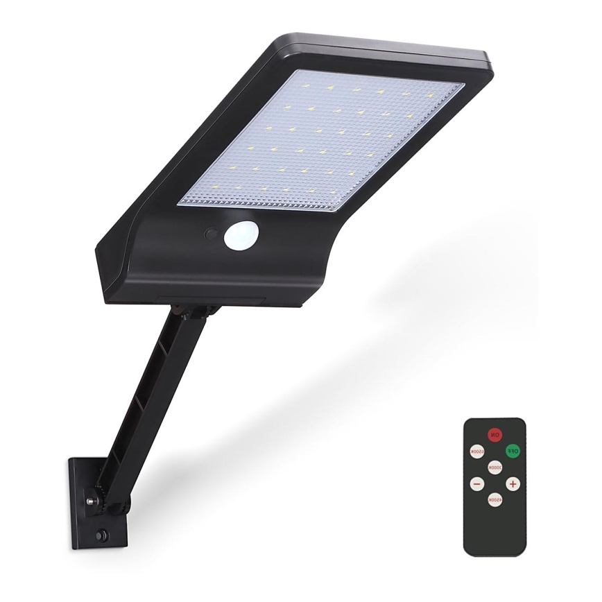 Aigostar - Lampada solare a LED dimmerabile con sensore LED/2,3W/5,5V IP65 + telecomando