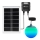 Aigostar - Lampada solare a sospensione LED RGBW dimmerabile MESH LED/20W/3,7V 4000 mAh 2700K-6500K IP65 Ø 15 cm