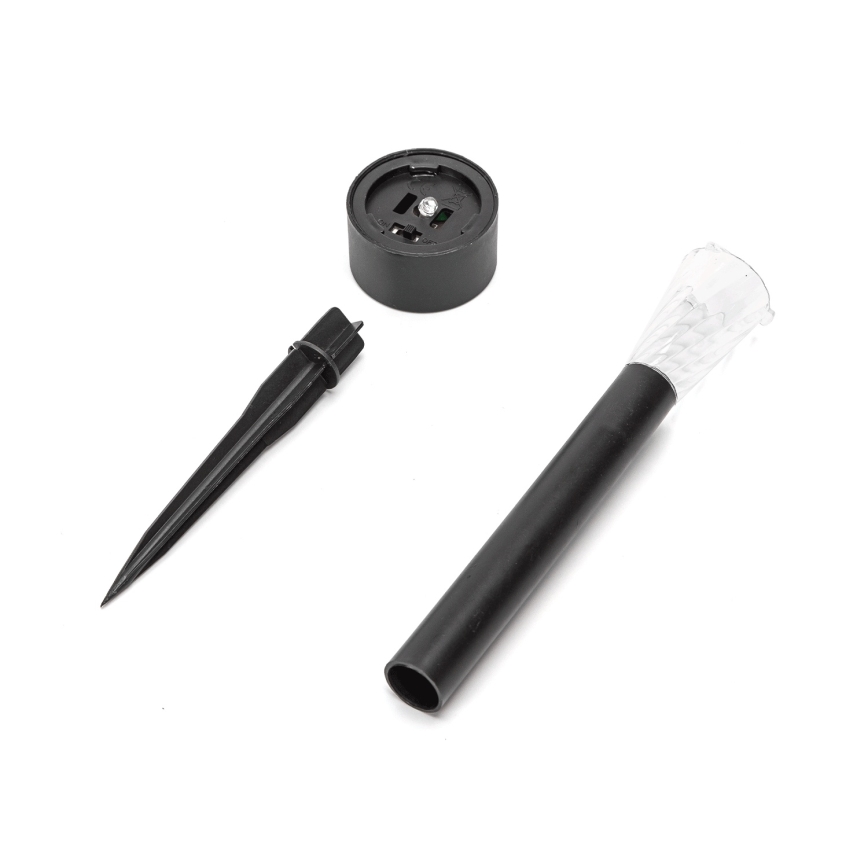 Aigostar - Lampada solare LED/2V IP44 40 mAh nera