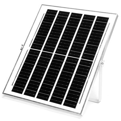 Aigostar - Lampada solare LED 2xLED/70W/12V 12000 mAh 6500K IP65 Ø 20,5 cm + telecomando