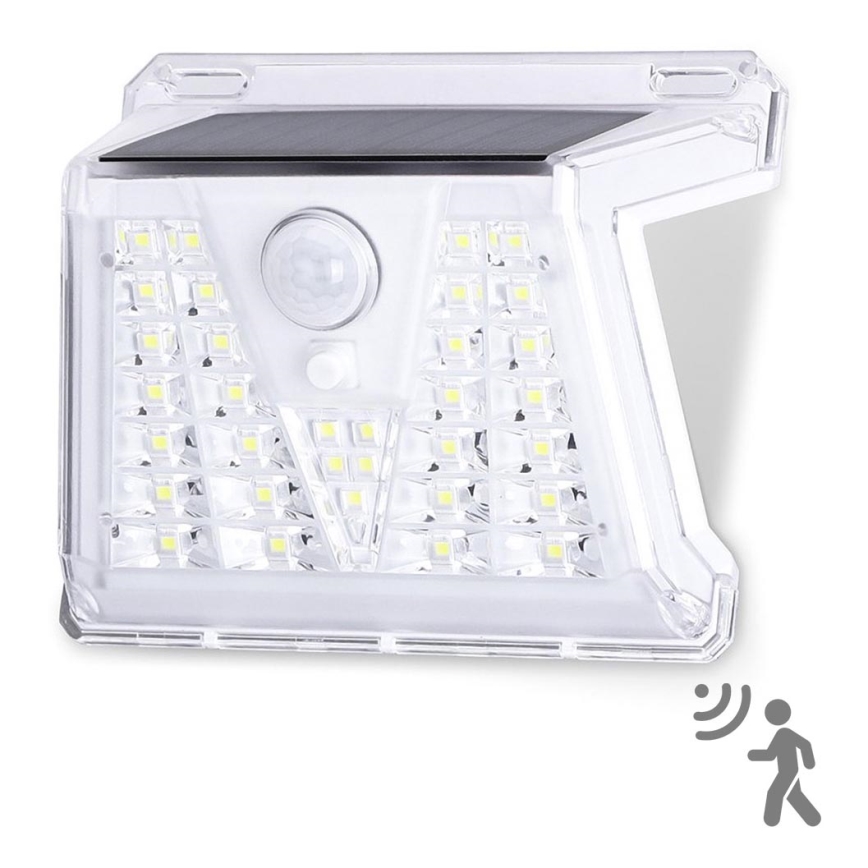 Aigostar - Lampada solare LED da esterno con sensore LED/1,48W/3,7V IP65 1200 mAh