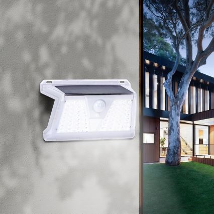 Aigostar - Lampada solare LED da esterno con sensore LED/2,4W/5V 1200 mAh IP65