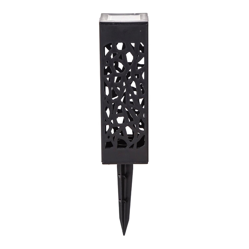 Aigostar - Lampada solare LED LED/0,006W/1,2V 28,5cm nero 100 mAh 6500K  IP44