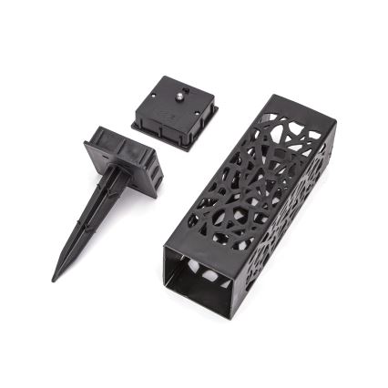 Aigostar - Lampada solare LED LED/0,006W/1,2V 28,5cm nero 2700K IP44