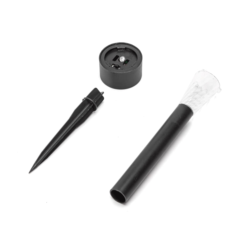 Aigostar - Lampada solare LED LED/0,006W/1,2V 40 mAh 29,5 cm nero 6500K IP44